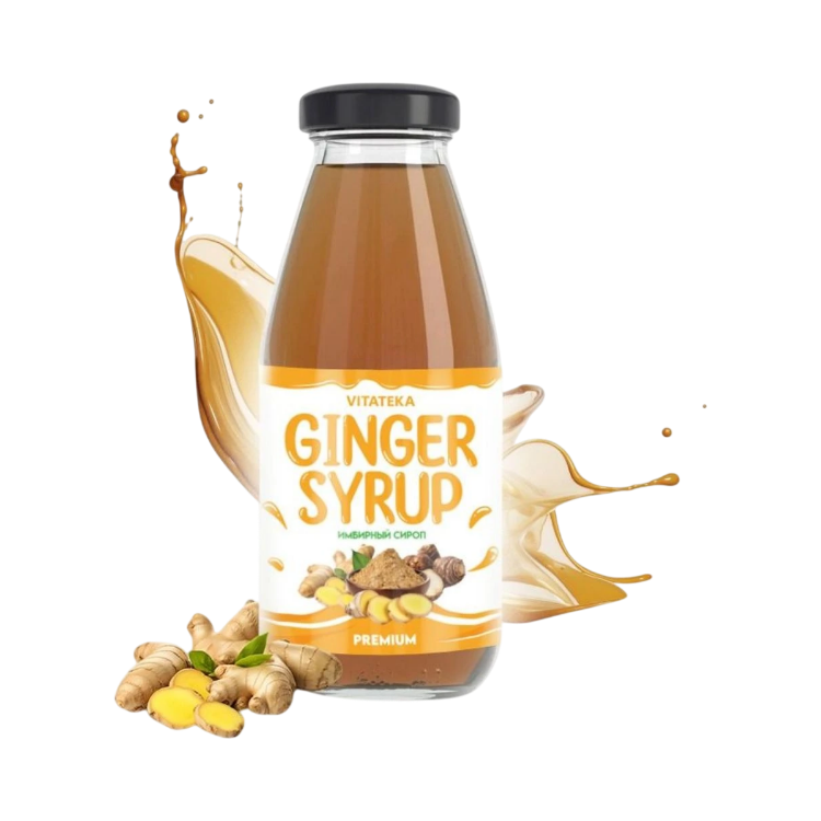Obrázok z Zázvorový sirup - 300 ml - Vitateka