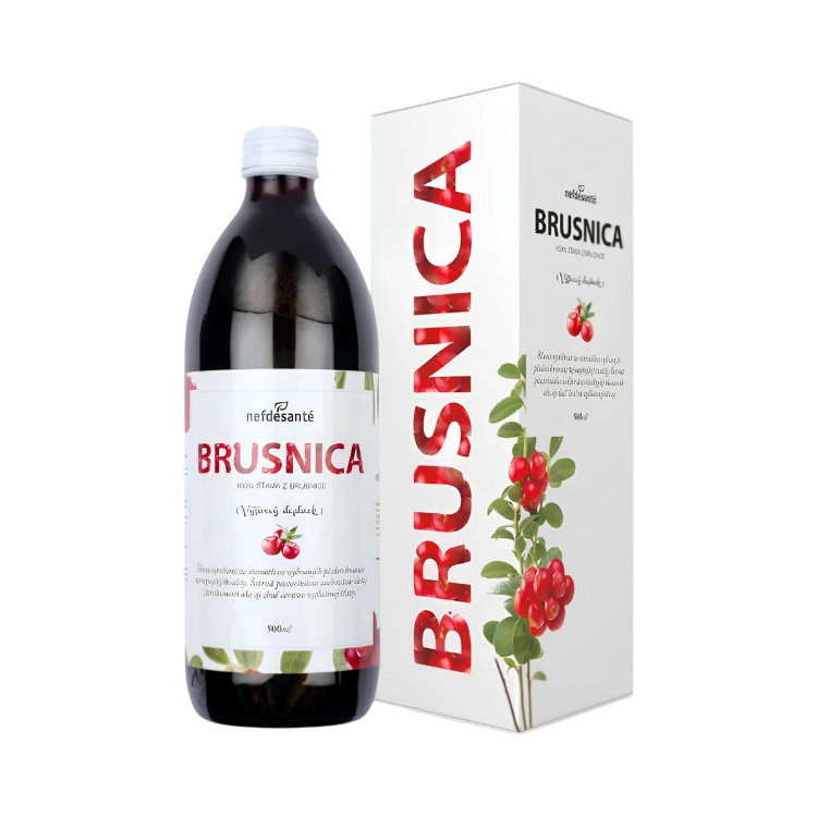 Obrázok z Brusnica šťava - 500 ml - Nefdesanté