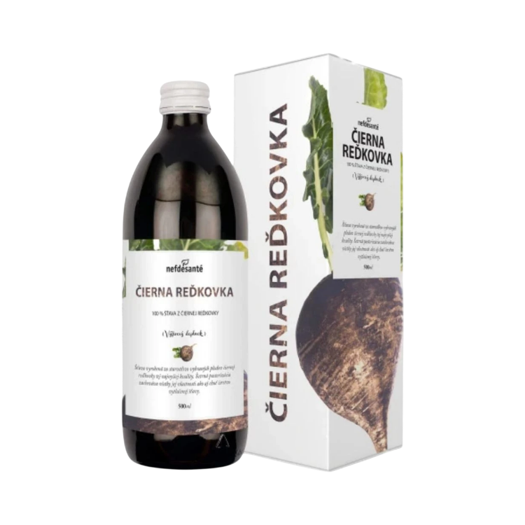 Obrázok z Čierna reďkovka šťava - 500 ml - Nefdesanté