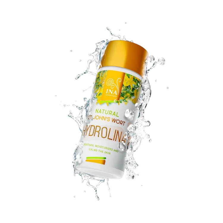 Obrázok z HYDROLINA - voda z ľubovníka na psoriázu a podráždenú pokožku - 150 ml - INA Essentials
