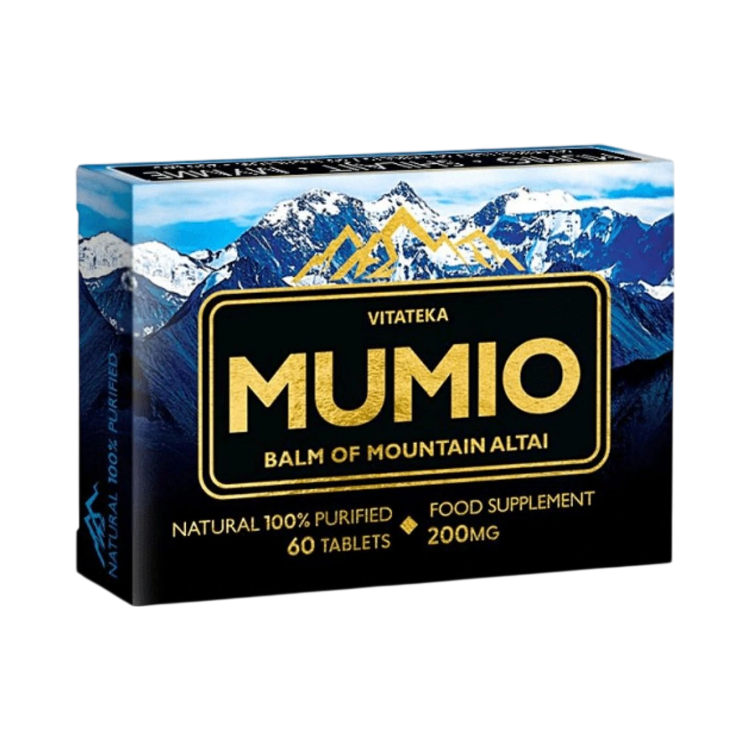 Obrázok z Mumio Shilajit 200 mg - 60 tabliet - Vitateka