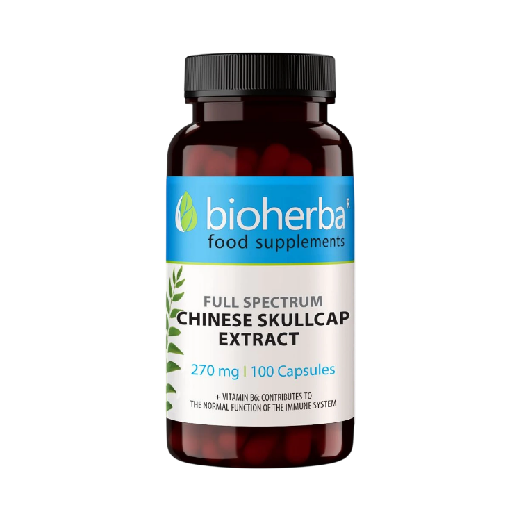 Obrázok z Šišiak bajkalský extrakt 270 mg – 100 kapsúl – Bioherba