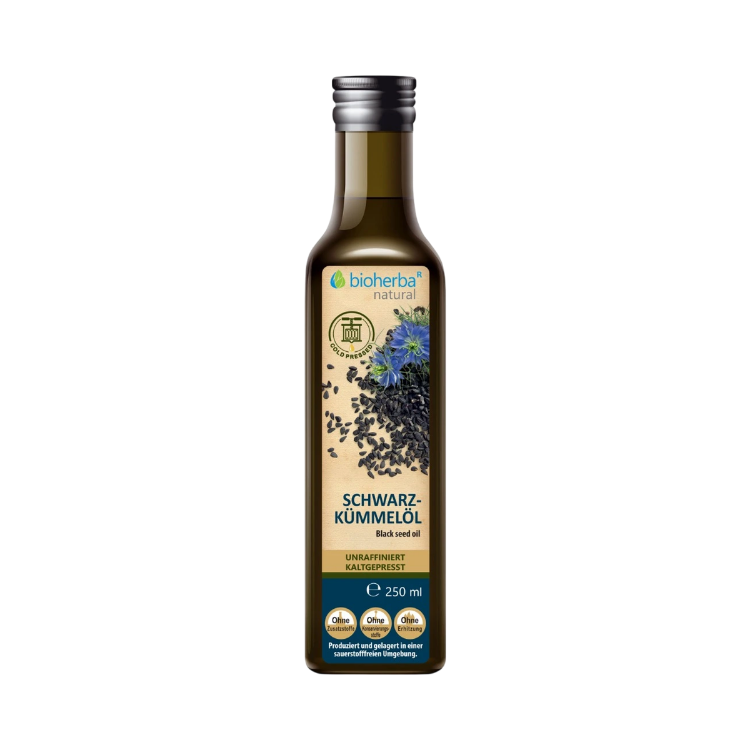 Obrázok z Olej z čiernej rasce lisovaný za studena, nerafinovaný - 250 ml - Bioherba