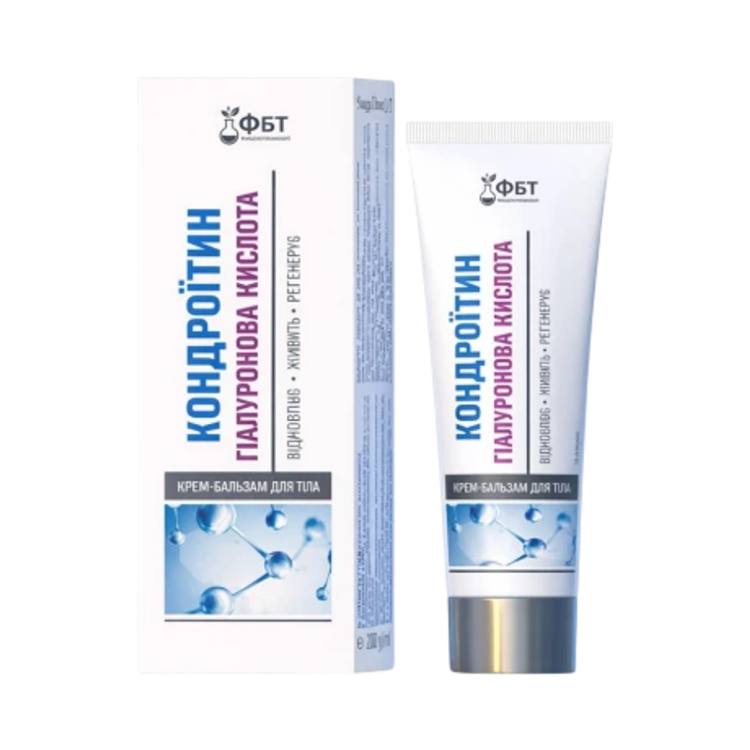 Obrázok z Telový krém-balzam s chondroitínom a kyselinou hyalurónovou – 75 ml – FBT