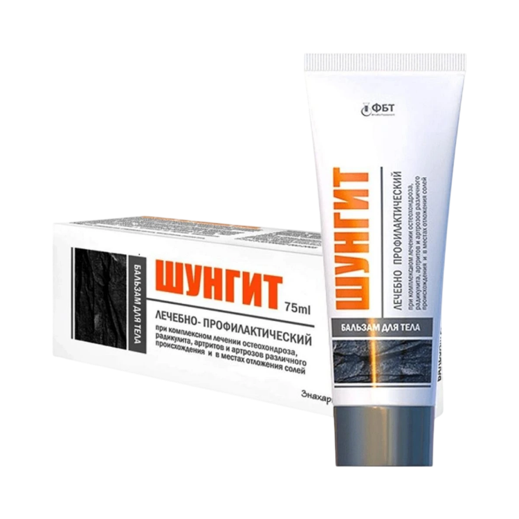 Obrázok z Telový balzam so šungitom – 75 ml – FBT
