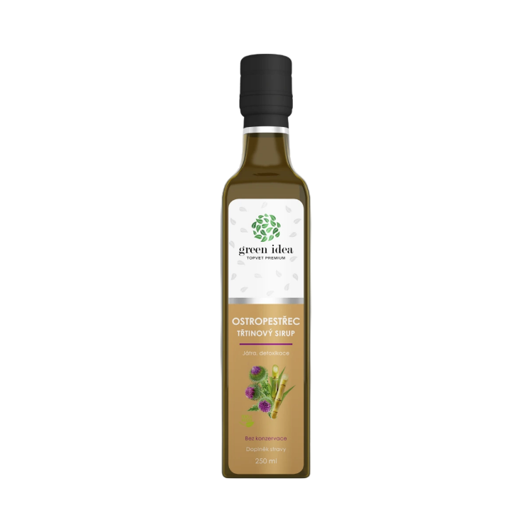 Obrázok z Pestrec mariánsky – trstinový sirup 250 ml – Green idea
