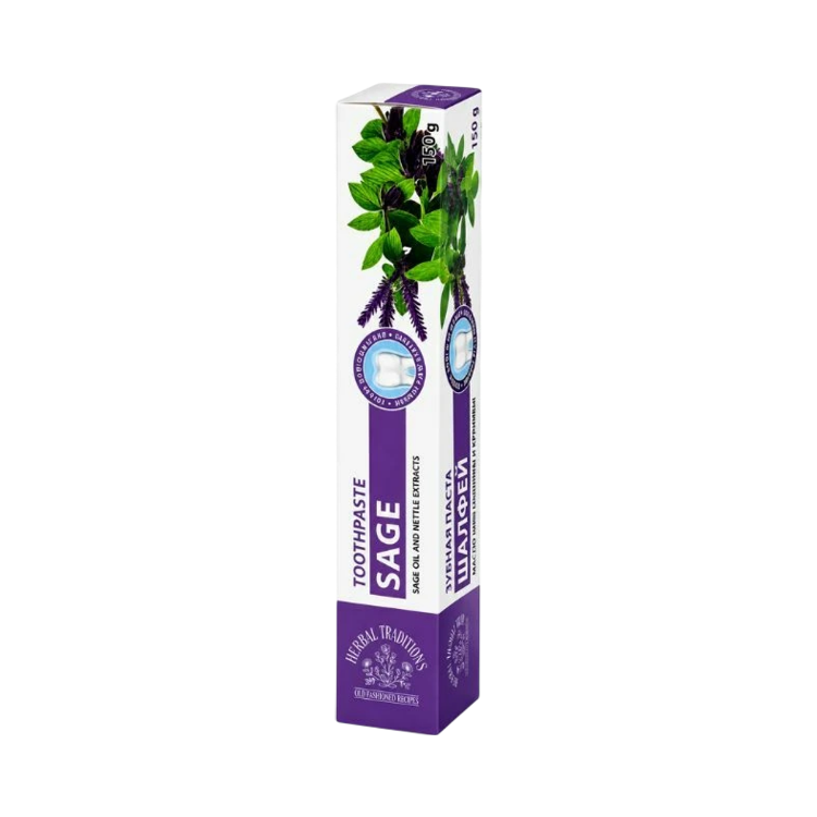 Obrázok z Šalviová zubná pasta s extraktom z rakytníka – 150 g – Herbal Traditions