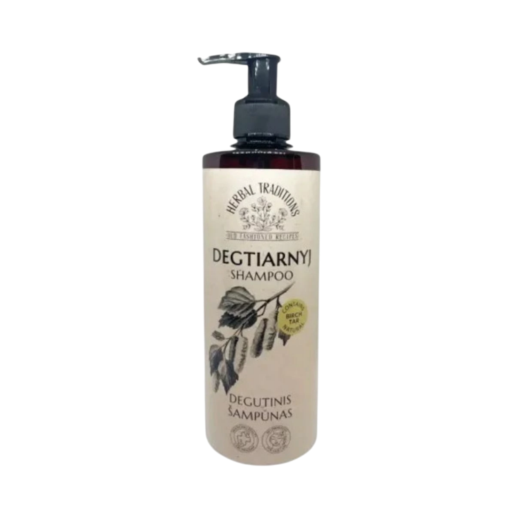Obrázok z Dechtový šampón na mastné vlasy – 400 ml – Herbal Traditions