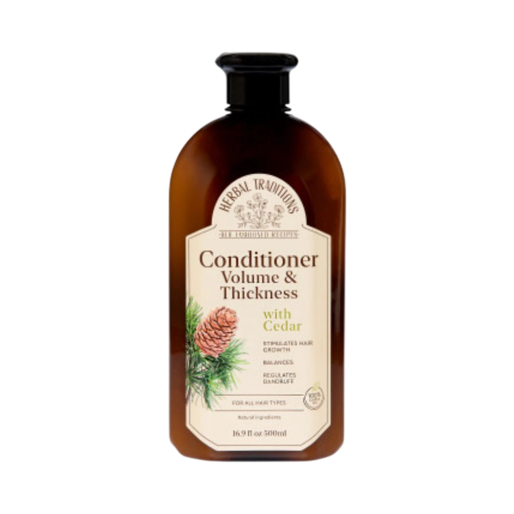 Obrázok z Kondicionér na vlasy s cédrom pre objem a pevnosť vlasov - 500 ml - Herbal Traditions