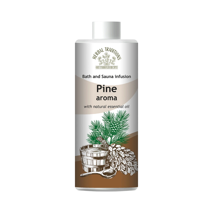Obrázok z Borovicová aróma do kúpeľa, sauny a parného kúpeľa – 500 ml – Herbal Traditions