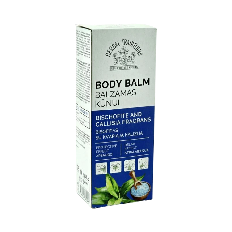 Obrázok z Telový balzam Bišofit s kalíziou voňavou - 75 ml - Herbal Traditions