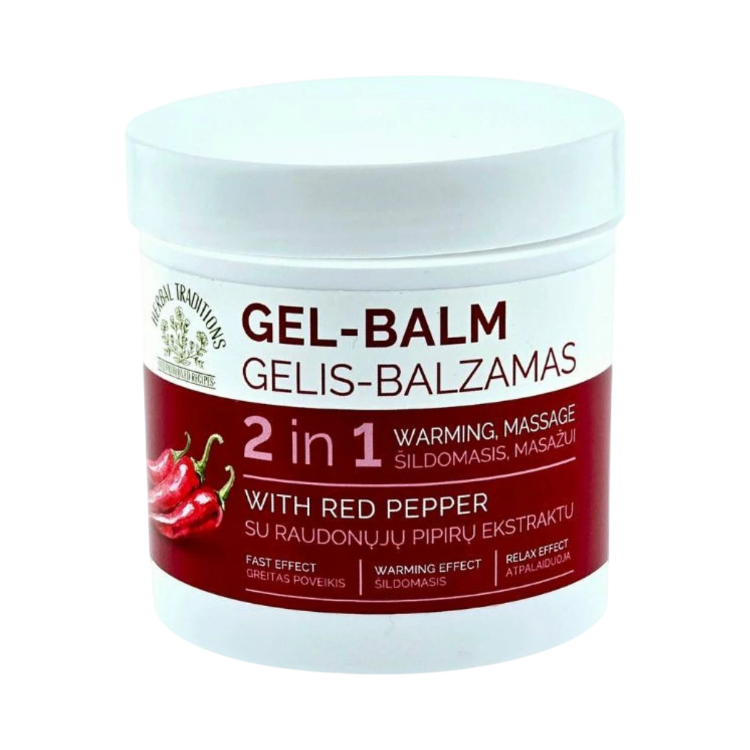 Obrázok z Gél-balzam s extraktom z červenej papriky - 250 ml - Herbal Traditions