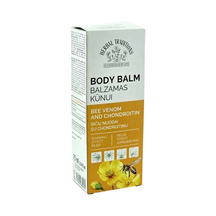 Obrázok z Telový balzam s včelím jedom a chondroitínom - 75 ml - Herbal Traditions