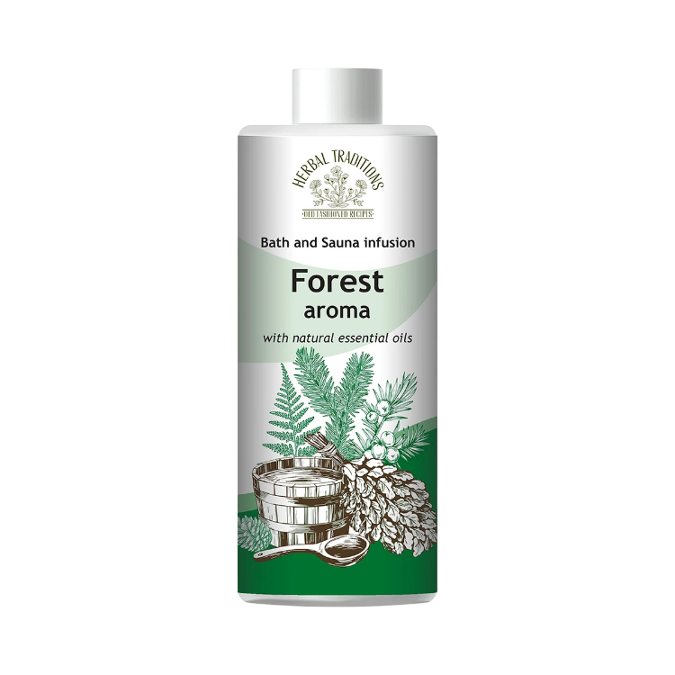 Obrázok z Lesná aróma do kúpeľa, sauny a parného kúpeľa – 500 ml – Herbal Traditions