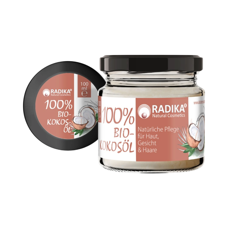 Obrázok z 100 % bio kokosový olej na pokožku, pleť a vlasy – 100 ml – Bioherba