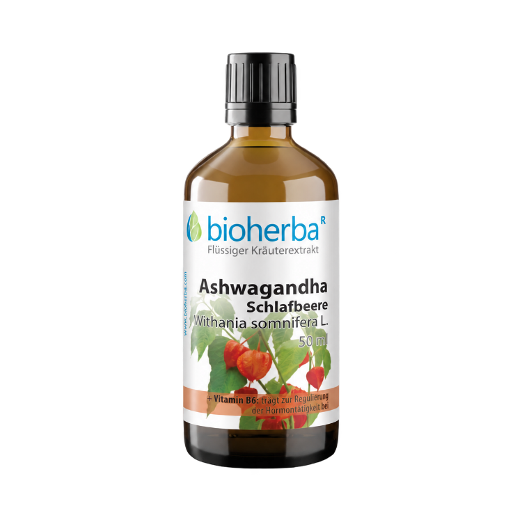 Obrázok z Ashwagandha kvapky – tinktúra – 50 ml – Bioherba