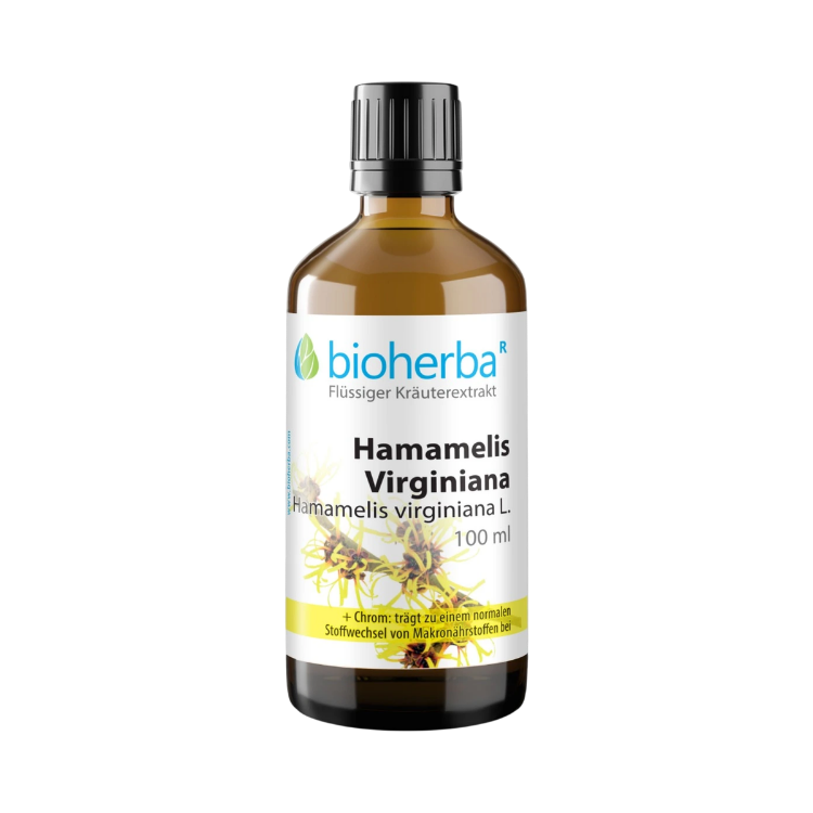 Obrázok z Hamamel virgínsky kvapky – tinktúra – 100 ml – Bioherba