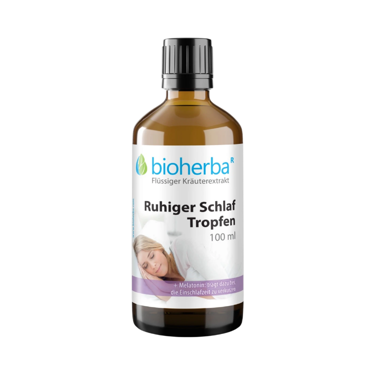 Obrázok z Kvapky na pokojný spánok – tinktúra – 100 ml – Bioherba