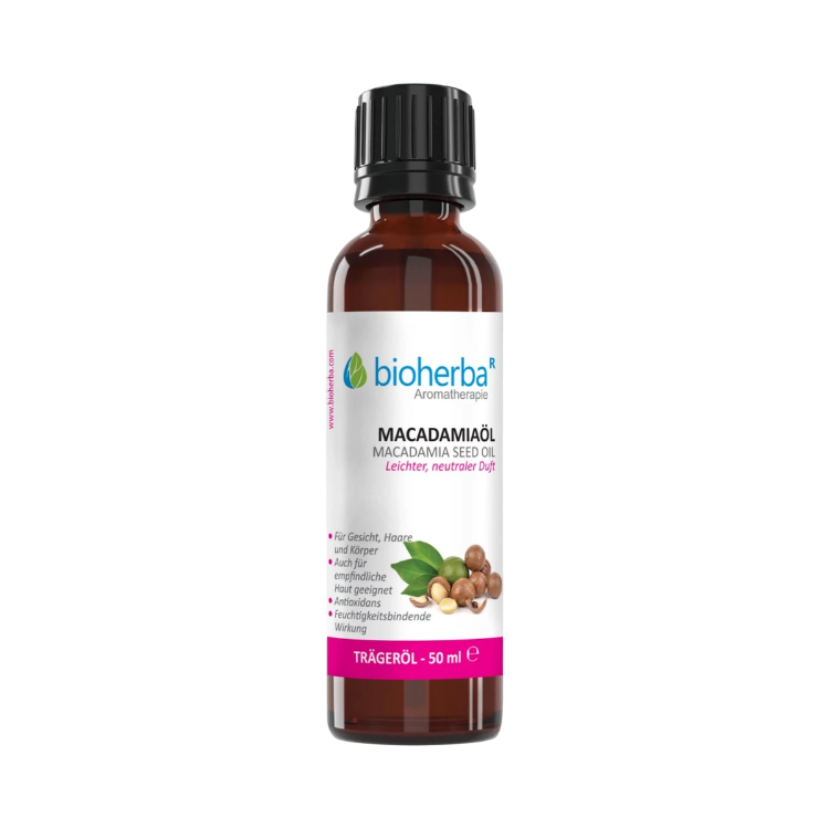 Obrázok z Makadamiový olej – 50 ml – Bioherba