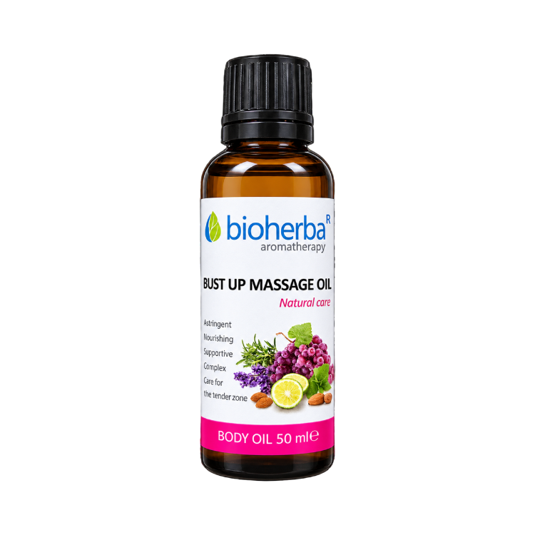 Obrázok z Masážny olej na poprsie Bust Up – 50 ml – Bioherba