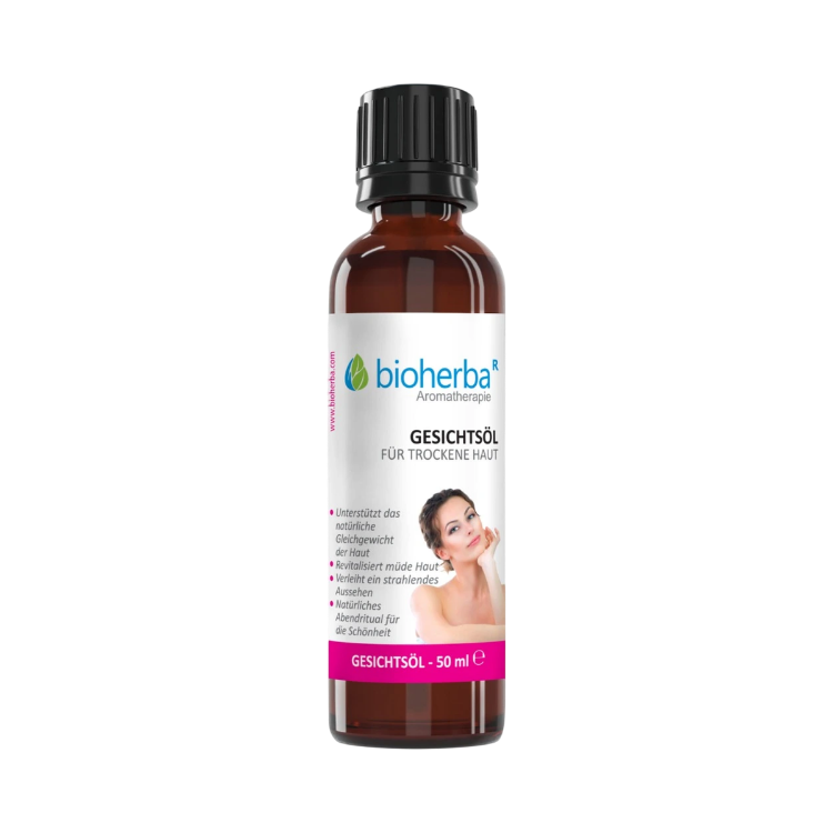 Obrázok z Olej na tvár pre suchú pokožku – 50 ml – Bioherba