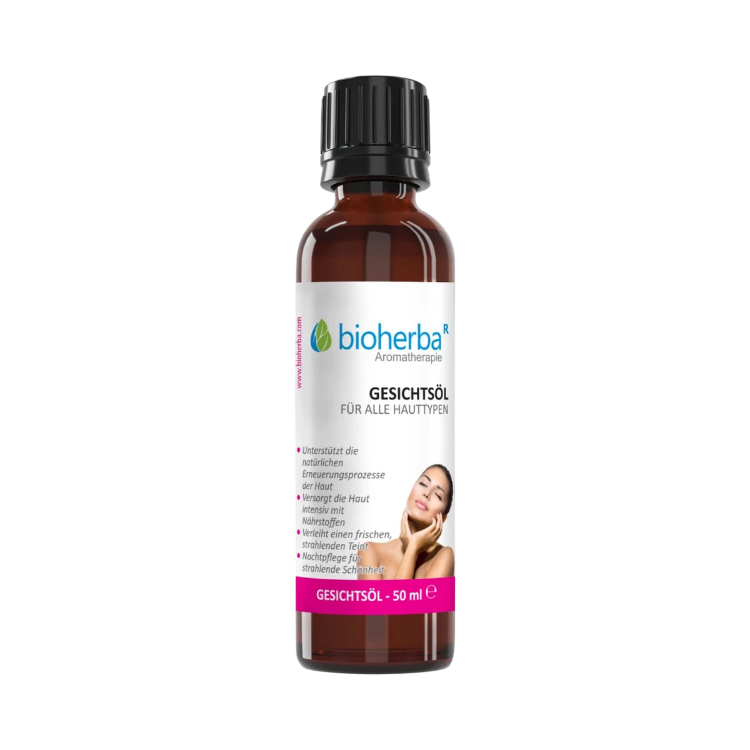 Obrázok z Olej na tvár pre všetky typy pleti – 50 ml – Bioherba