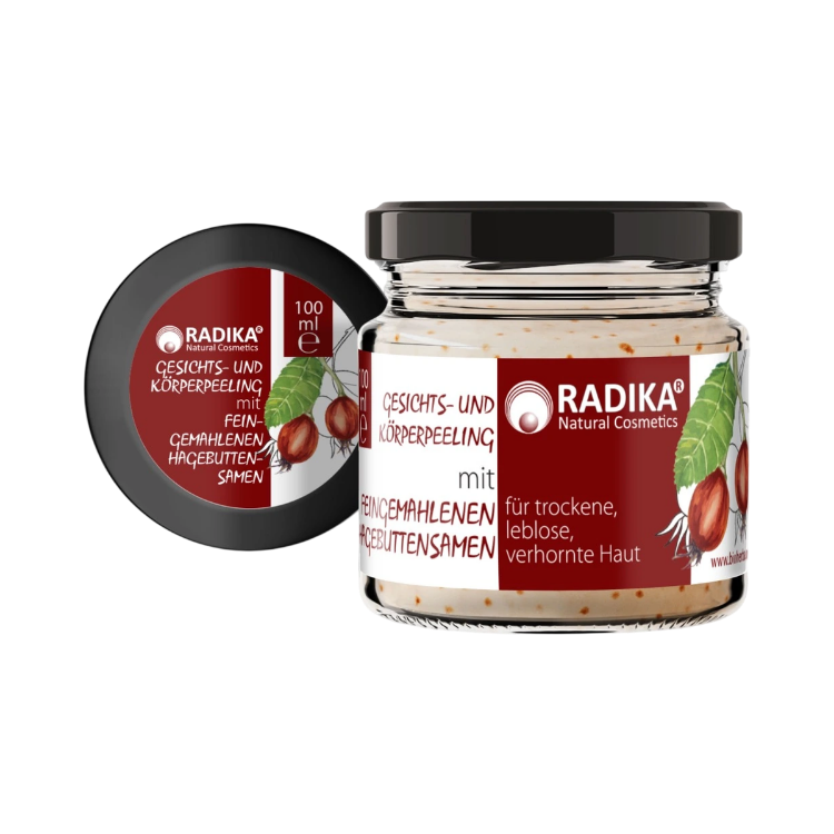 Obrázok z Peeling na tvár a telo s jemne mletými šípkovými semienkami – 100 ml – Bioherba