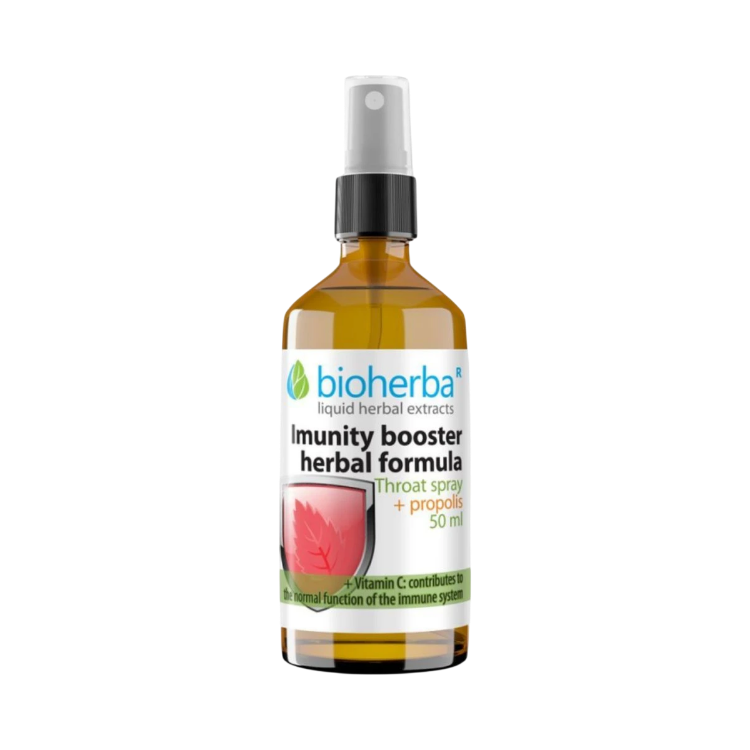 Obrázok z Sprej na hrdlo na posilnenie imunity s propolisom – 50 ml – Bioherba
