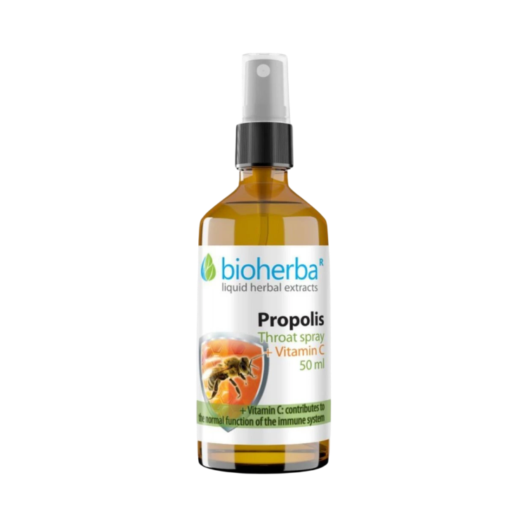 Obrázok z Sprej na hrdlo s propolisom – 50 ml – Bioherba