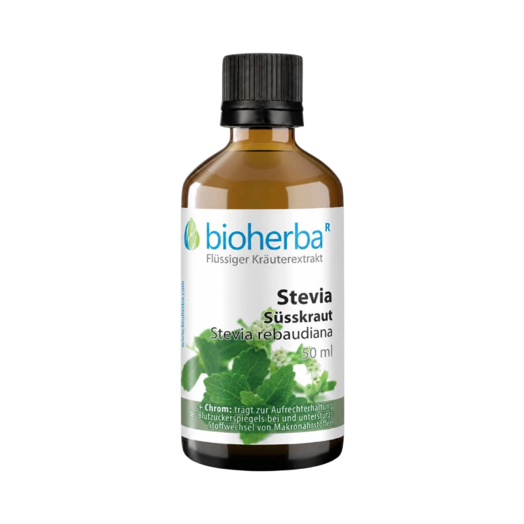 Obrázok z Stévia cukrová kvapky – tinktúra – 50 ml – Bioherba