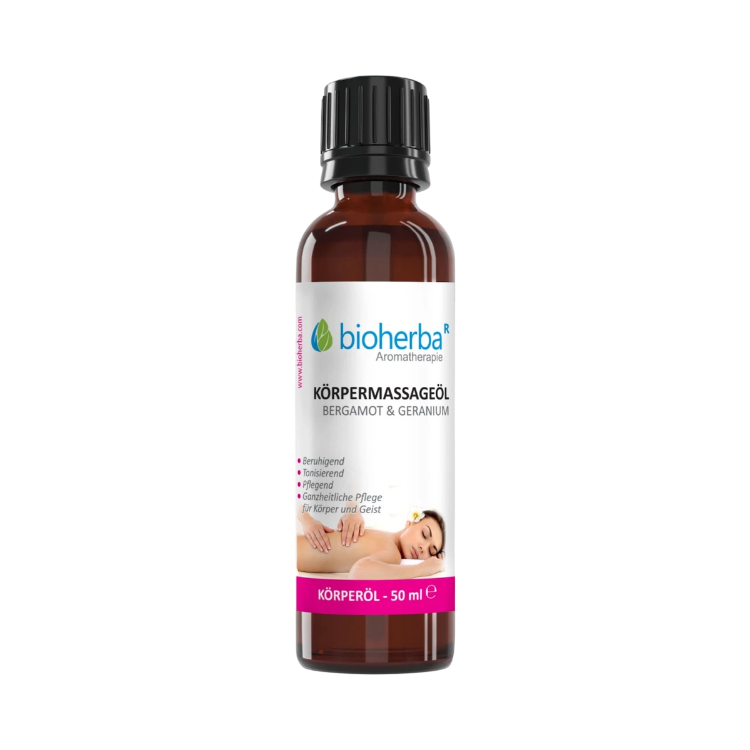Obrázok z Telový masážny olej – 50 ml – Bioherba