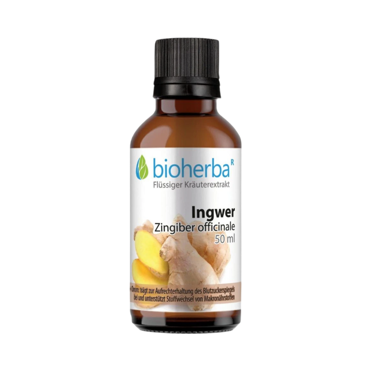 Obrázok z Zázvor kvapky – tinktúra – 50 ml – Bioherba