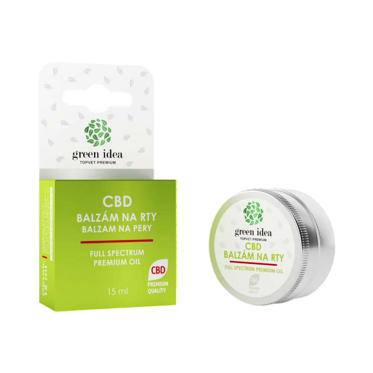 Obrázok z CBD balzam na pery 15 ml - Green idea