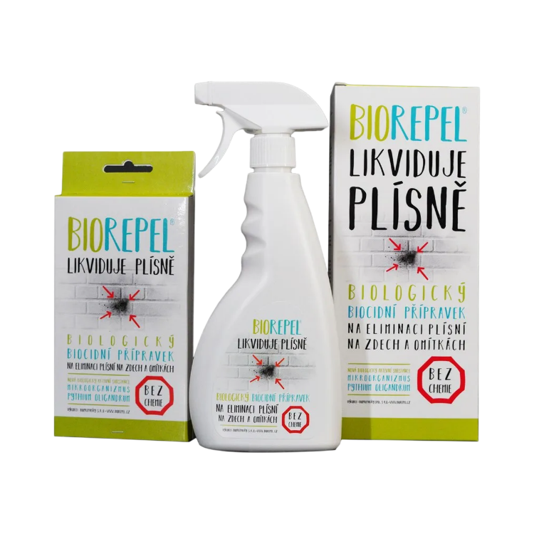 Obrázok z Sprej proti plesniam – rozprašovač + vrecúška 1 + 2 g – Biorepel